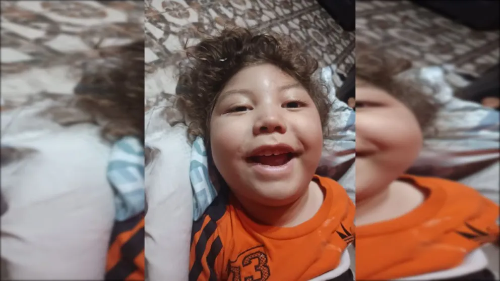 Thiago tiene dos años y necesita internación domiciliaria. Foto: gentileza