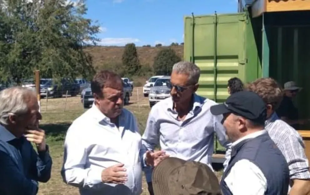 El gobernador en la Expo Rural consideró positivas las acciones desarrolladas durante la semana en el Congreso. Imagen gentileza.