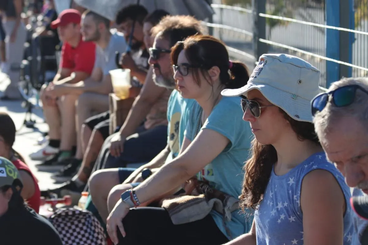 Muchas familias acompa&ntilde;aron a los competidores. Foto: Tania Domenicucci