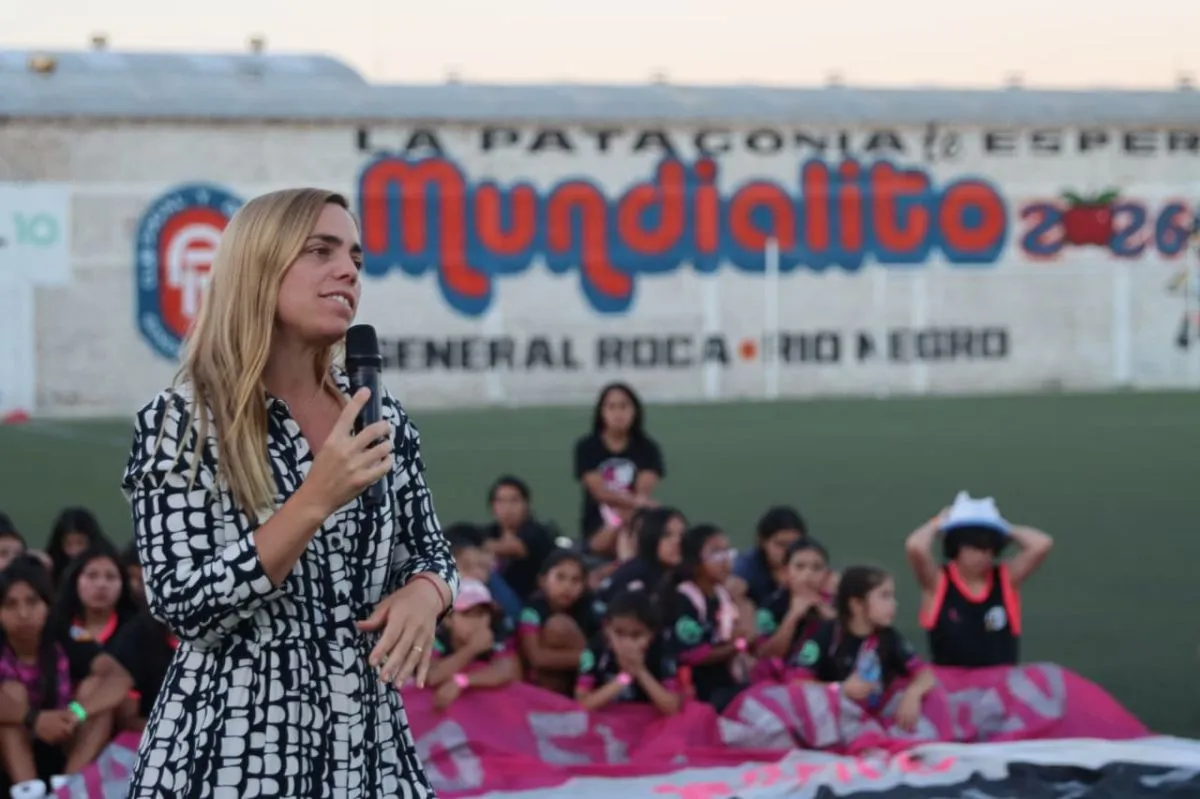 La intendenta durante la inauguraci&oacute;n. Foto: Tania Domenicucci