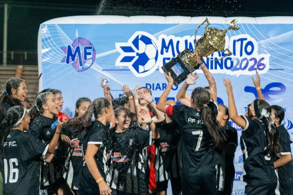 El torneo cerró con la final de la Copa de Oro de la categoría central. Foto: Organización Mundialito Infantil 