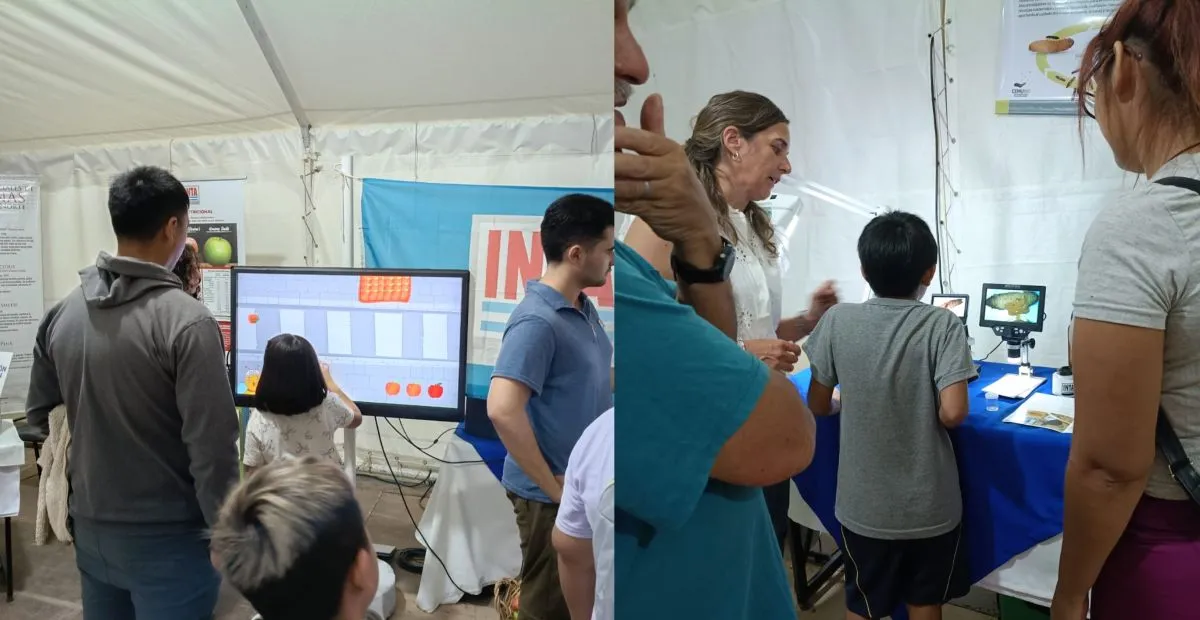 Ciencia, producci&oacute;n y juego interactivo en el stand del INTA