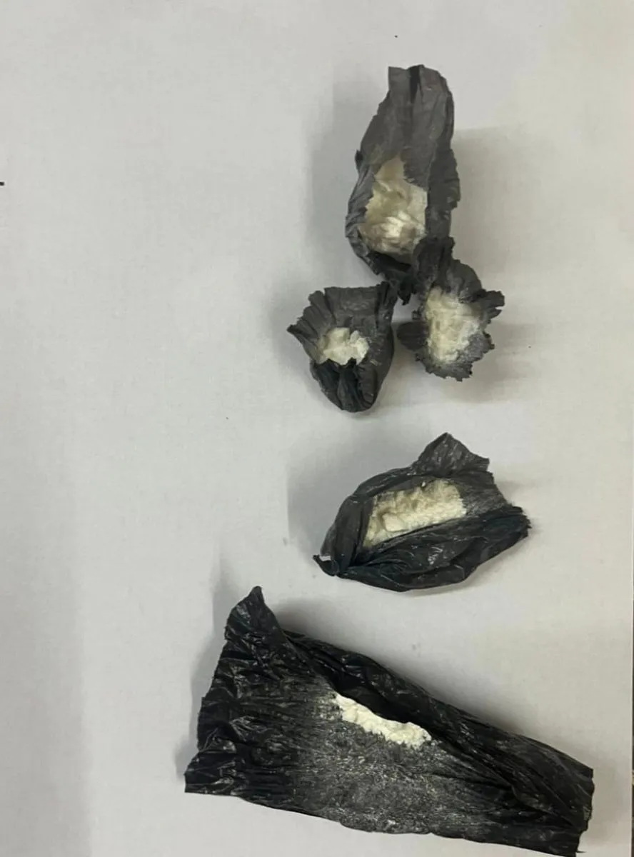 La droga fue encontrada durante una requisa en el ingreso al Penal II. Foto: Polic&iacute;a R&iacute;o Negro