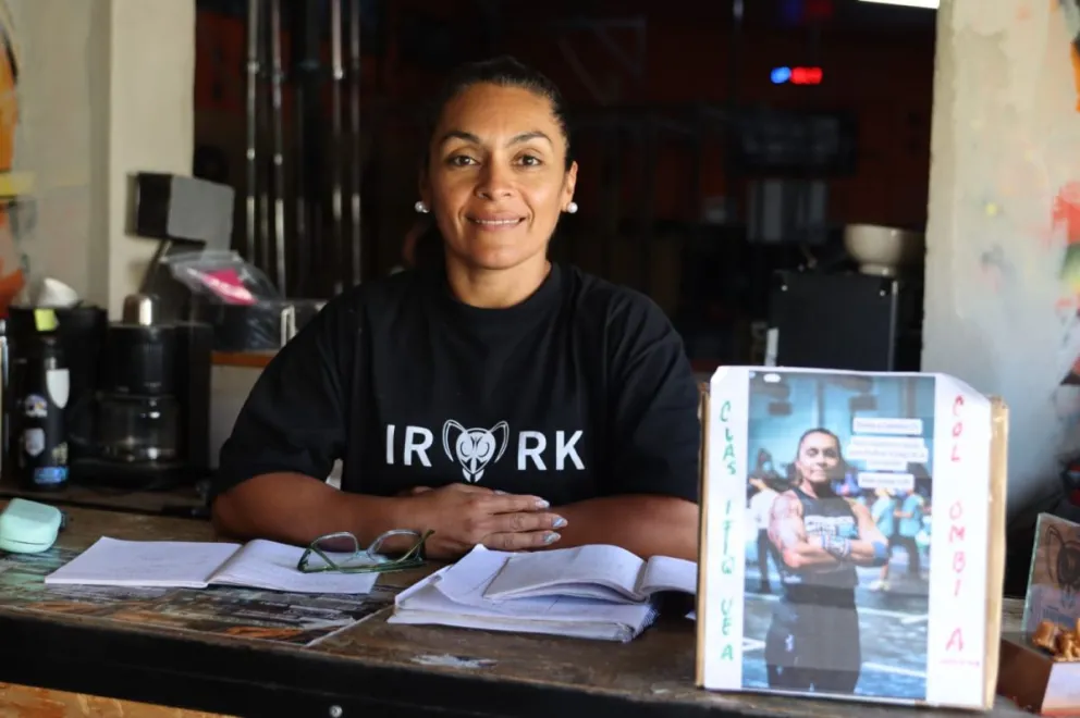La profesora y atleta logró la clasificación internacional tras ocho años de entrenamiento y competencias. Foto Tania Domenicucci-ANR