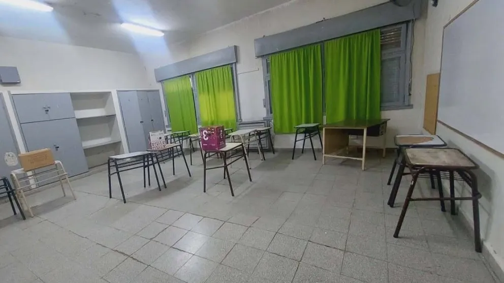 Realizan tareas de mantenimiento preventivo de cara al comienzo del ciclo lectivo.