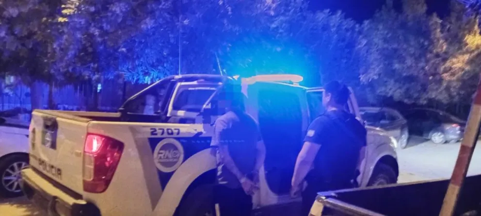 El hombre no quiso identificarse e intentó escapar. Foto gentileza