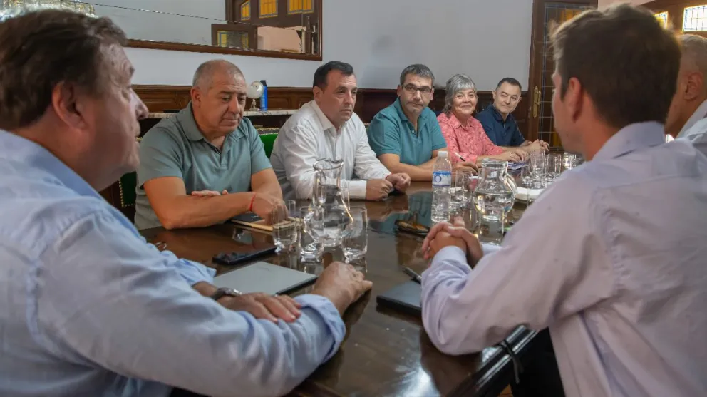 El Gabinete se reunió durante la tarde en Viedma.Crédito: Jorge Arruda/Gobierno de Río Negro