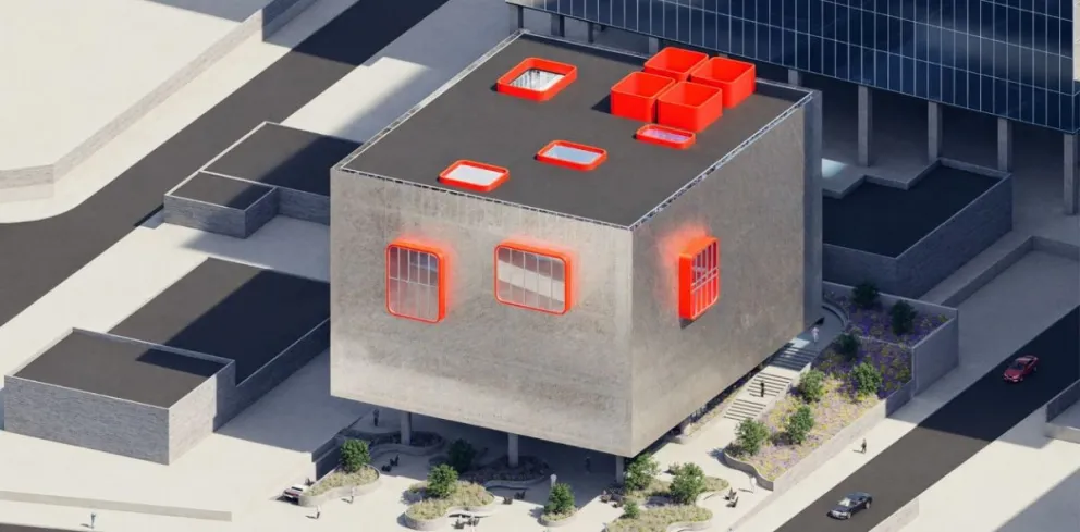 El proyecto se propuso generar una experiencia espacial fluida que permita incorporar el espacio público como parte constitutiva del edificio. (Foto: Gentileza)