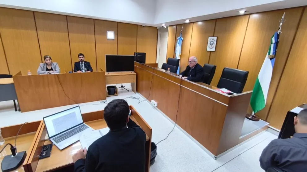 La audiencia se realizó cerca del mediodía en ciudad judicial de Roca. Foto: MPF