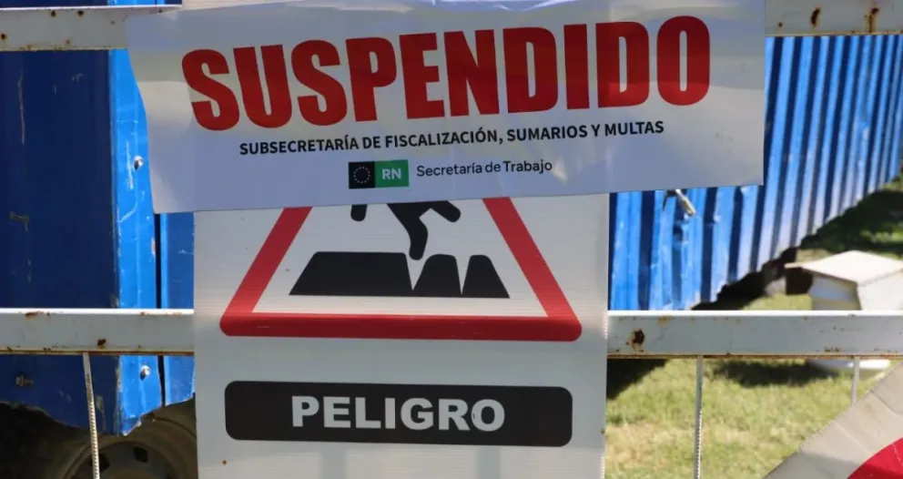 La obra fue suspendida. (Foto: Tania Domenicucci. ANRoca)