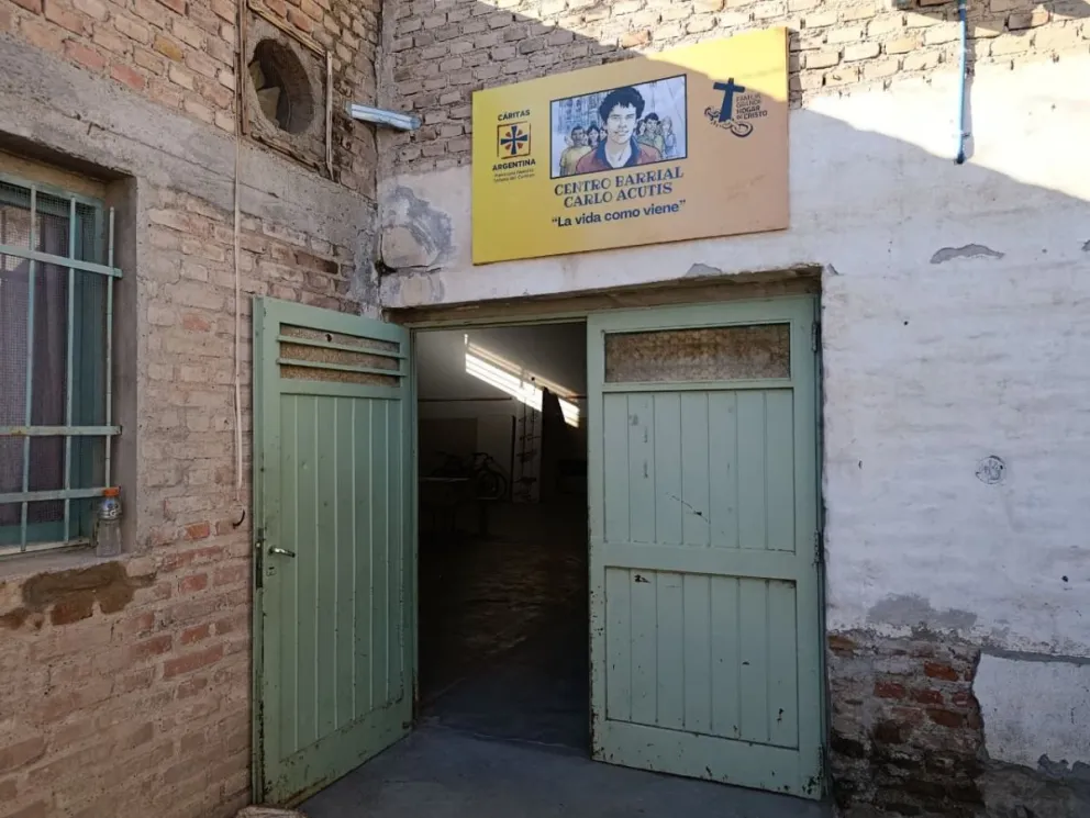 El Centro Barrial Carlo Acutis abre sus puertas los martes, jueves y viernes. Foto: Tania Domenicucci