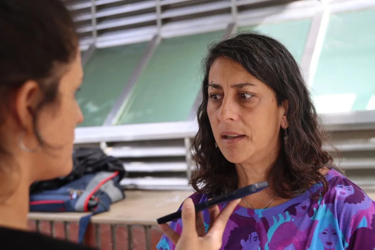 Natalia V&aacute;squez, pide justicia por su hija. Foto: Tania Domenicucci - ANR