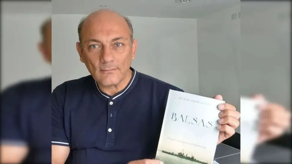 Daniel Ramírez, sobreviviente del hundimiento del Belgrano, murió ayer en un choque en la ruta 3, cerca de Azul (provincia de Buenos Aires). Foto: gentileza.