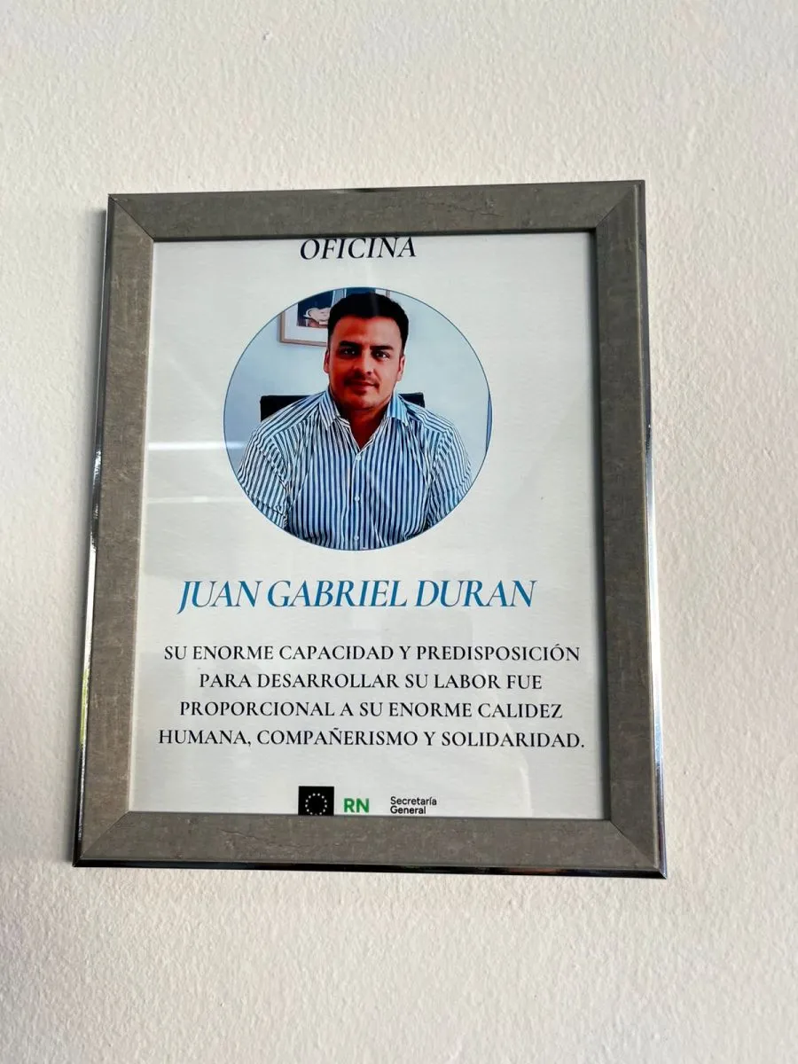 El cuadro de Duran que se encuentra dentro del Centro Administrativo. Foto: Angie Torres