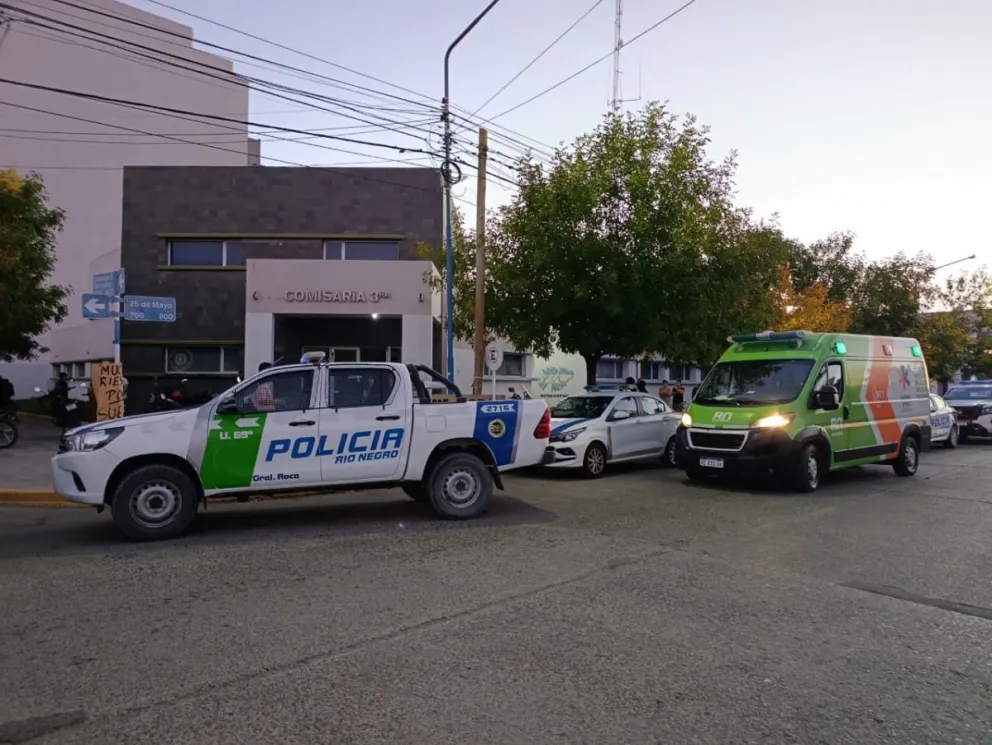 El incidente fue rápidamente controlado. Foto ANR Tania Domenicucci
