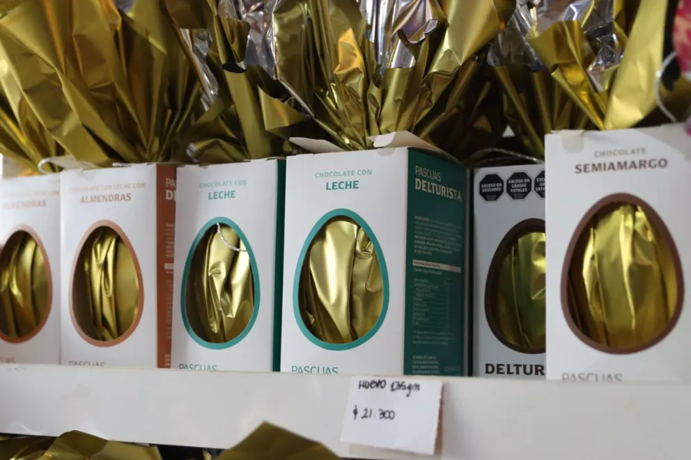 Los huevos de pascuas tamaño mediano superarán los $20.000. Tania Domenicucci-ANR