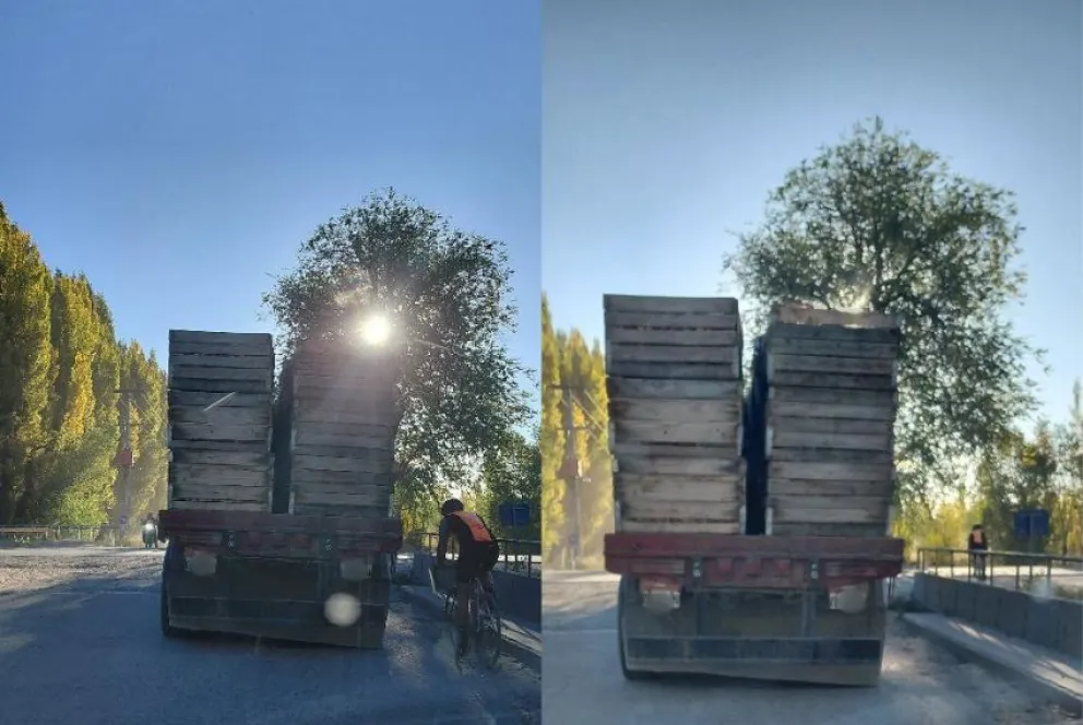 Vecinos y vecinas que transitan frecuentemente los caminos rurales comentan que la situación registrada es habitual en la zona. (Foto: Gentileza)
