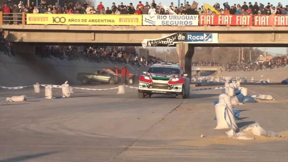 La etapa dentro del Canal Grande fue una de las postales más recordadas del rally en Roca y todavía hoy muchos fanáticos sueñan con su regreso. Foto cortesía