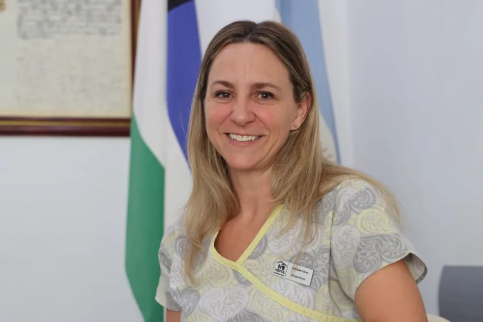 Pérez explicó cómo será la metodología de los testeos que se realizarán hoy en el SkatePark de Roca. (Foto: Tania Domenicucci. ANRoca)
