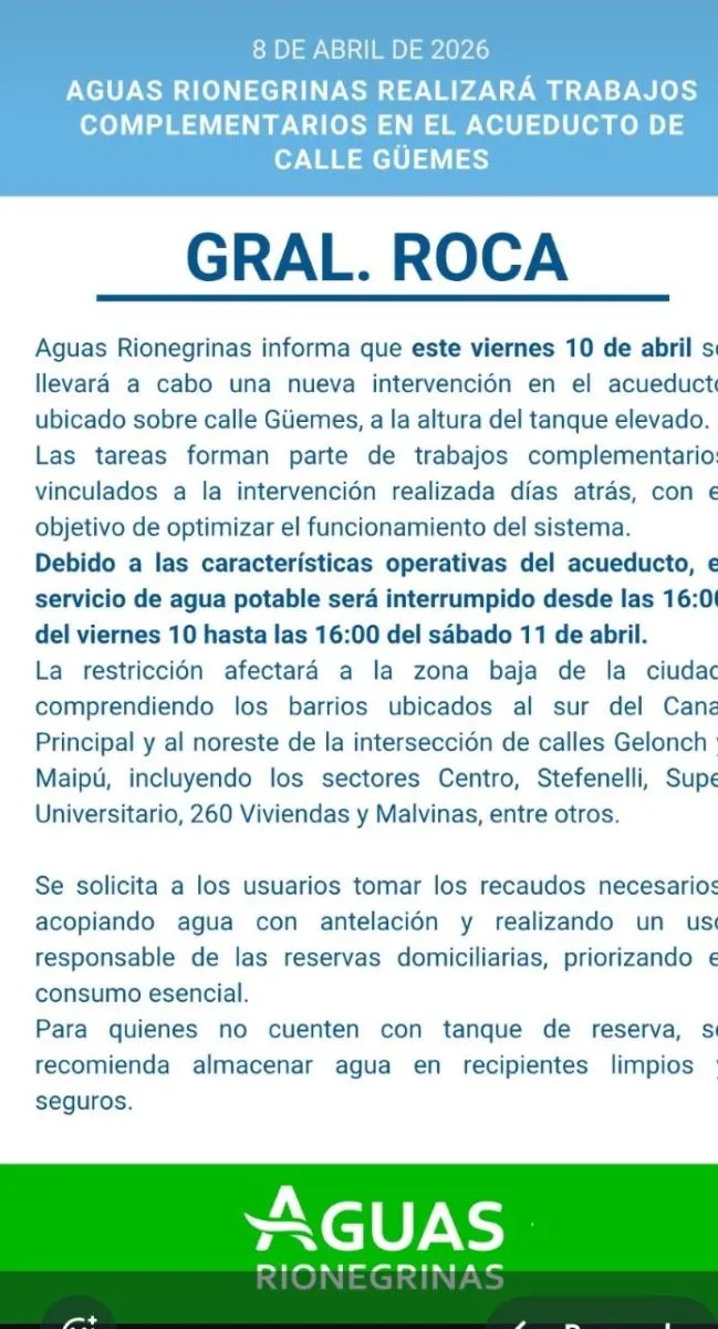 Desde la empresa explicaron que los trabajos apuntan a optimizar la infraestructura existente. Foto: ARSA