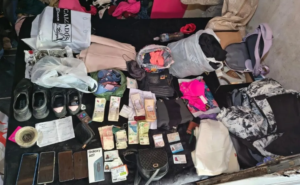 Durante los allanamientos secuestraron dinero en efectivo, celulares, documentación y artículos que ahora serán peritados en la causa. Foto: gentileza