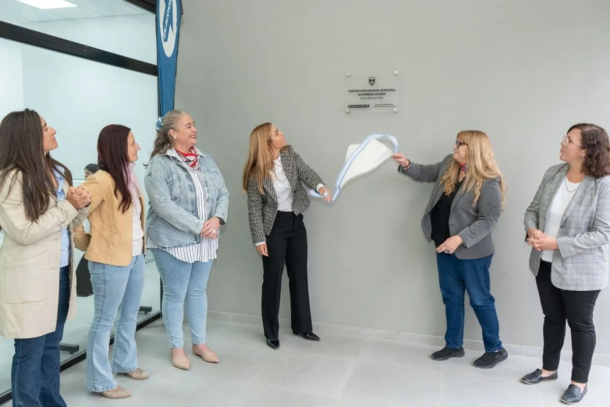 El edificio del CIM Alfonsina Storni fue finalizado por el Municipio tras quedar inconcluso por obras nacionales paralizadas. Foto: Prensa Municipio de Roca