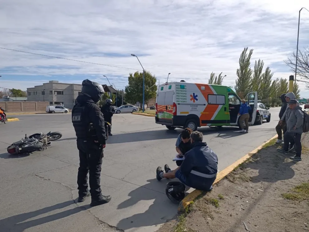 El hombre sufrió algunos golpes y se retiró por sus propios medios. Foto Tania Domenicucci - ANR