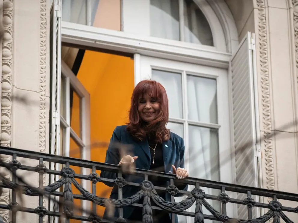 La expresidenta Cristina Fernández de Kirchner.