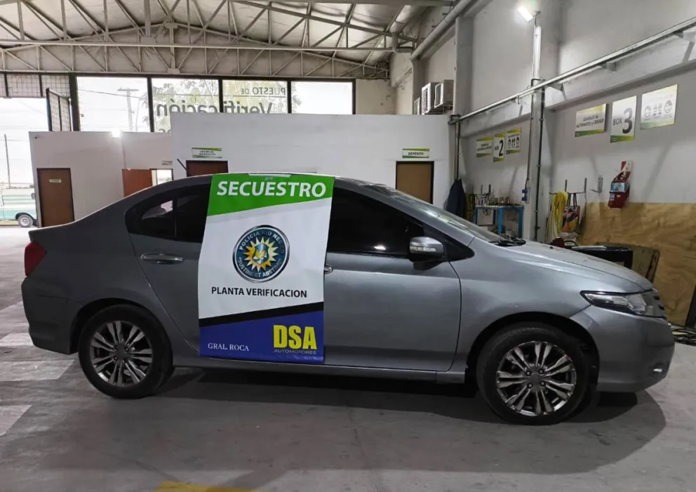 El vehículo fue secuestrado y la mujer quedó imputada. Foto gentileza