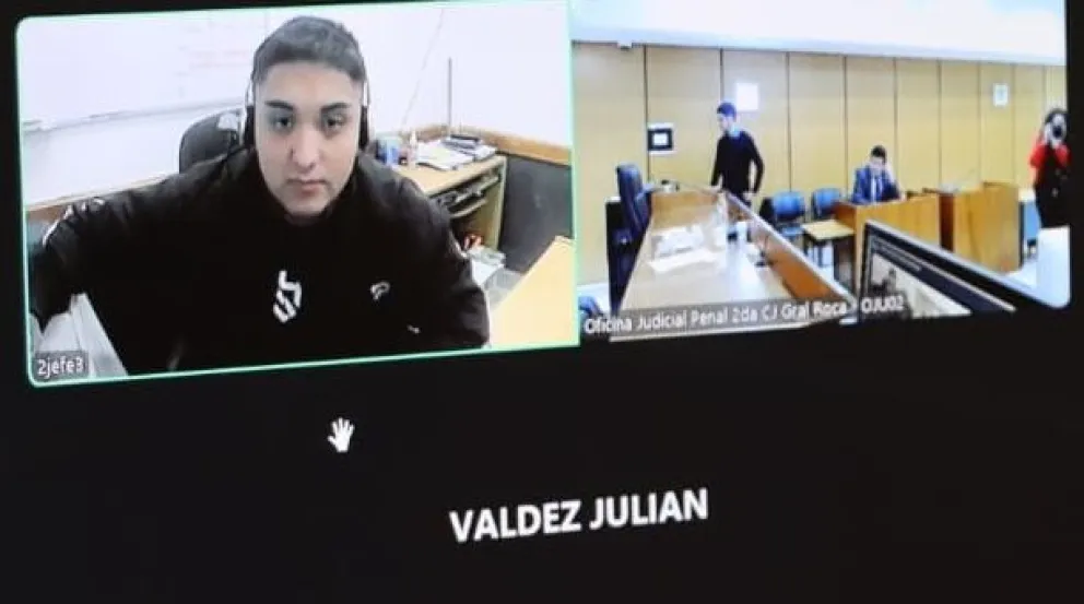La jueza dio por formulados los cargos y dictó cuatro meses de prisión preventiva para el imputado. Foto: Tania Domenicucci