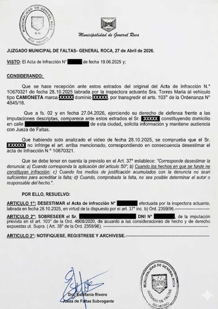El fallo expuso que las c&aacute;maras del sistema de fotomultas no estaban correctamente calibradas, lo que deriv&oacute; en la anulaci&oacute;n de una infracci&oacute;n. Foto: gentileza