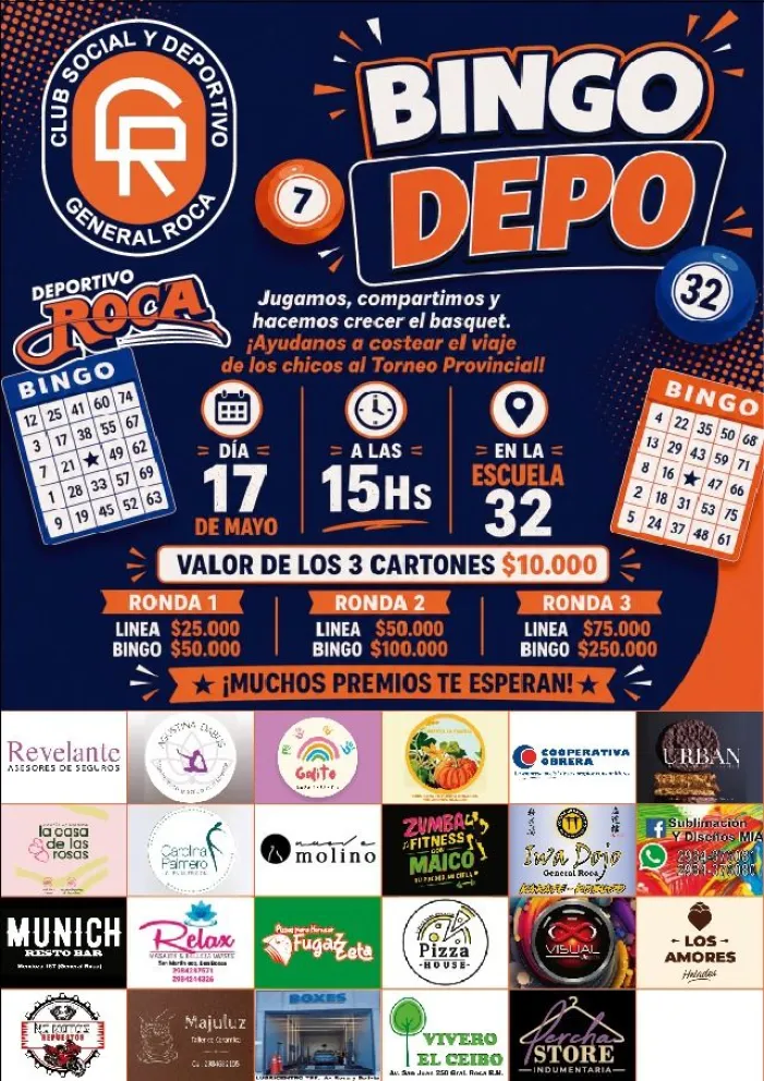 El bingo solidario permitir&aacute; reunir fondos para que las categor&iacute;as U11 y U13 del club puedan viajar a los torneos provinciales de invierno. Foto: gentileza