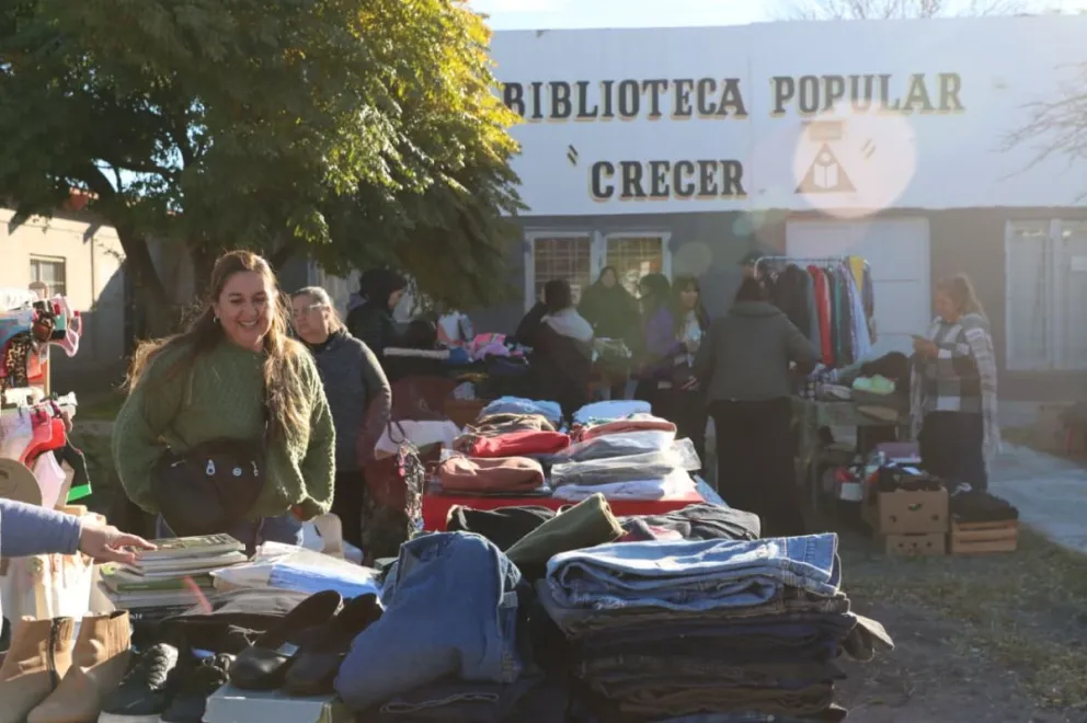 La feria comenzó hoy a las 15. Foto Tania Domenicucci