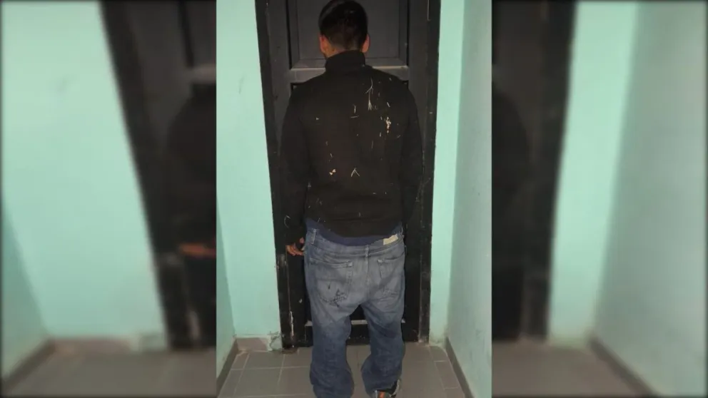 Quedó alojado en la subcomisaría 67 a disposición de la justicia. Foto: Policía de Río Negro