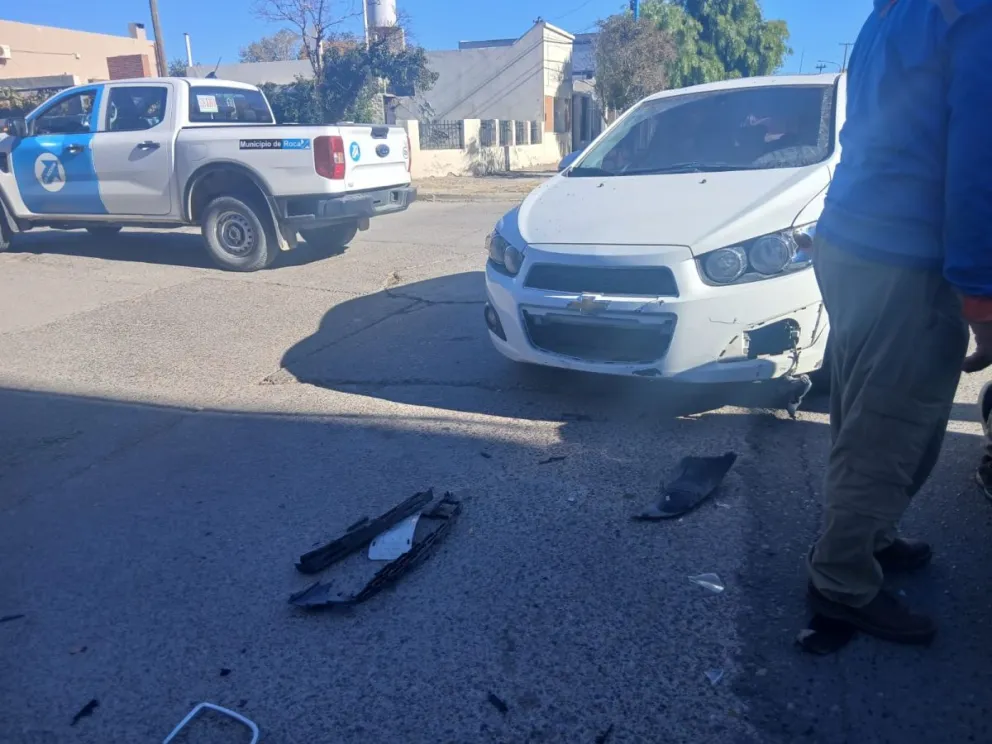 El accidente se registró en el zona céntrica de la ciudad. Foto gentileza 