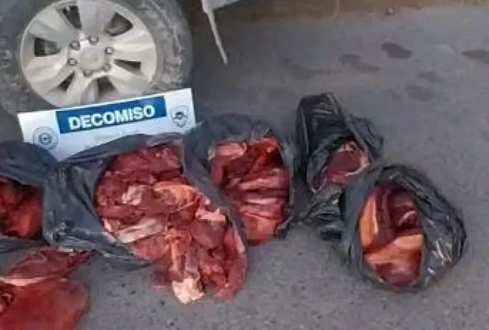 El procedimiento se realizó esta tarde. Foto gentileza Policía de Río Negro 
