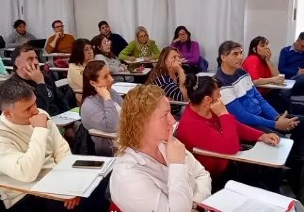 El encuentro se realizó esta mañana. Foto gentileza Ministerio de Educación 