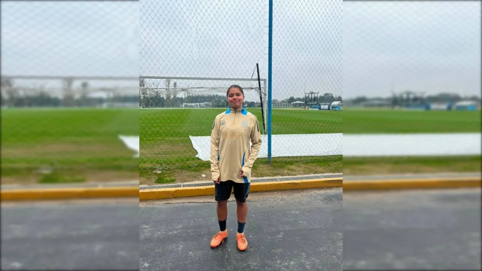 Narela Jensen, la joven roquense, se sumará a los entrenamientos de esta semana en el predio de Ezeiza. 