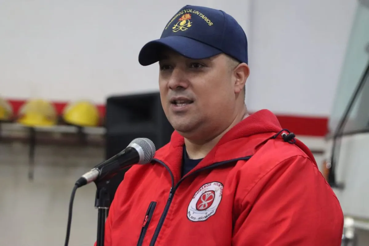 Fedrico Brizuela, jefe del Cuartel de Bomberos. Foto: Tania Domenicucci