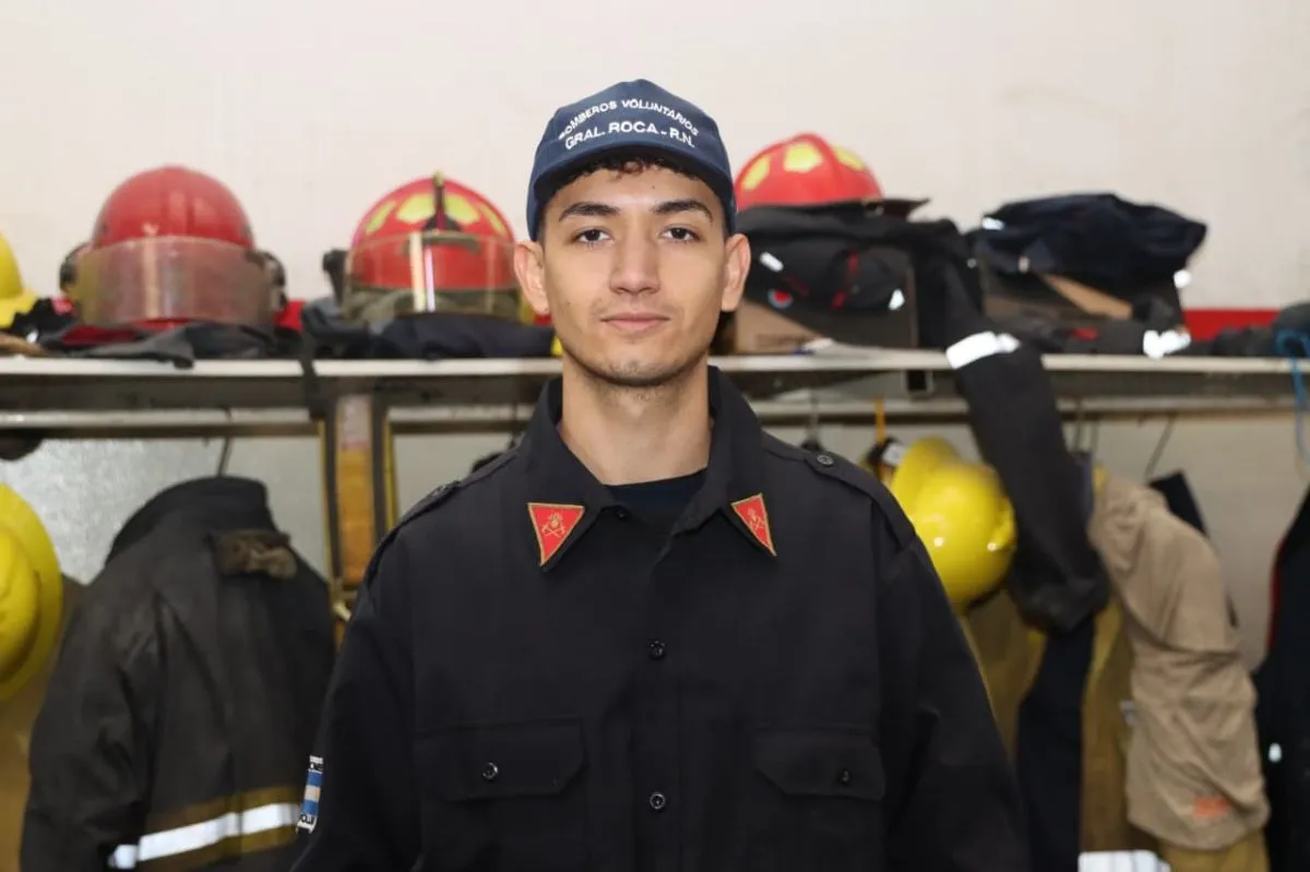 Matias Pereyra, uno de los aspirantes que prest&oacute; juramento. Foto: Tania Domenicucci