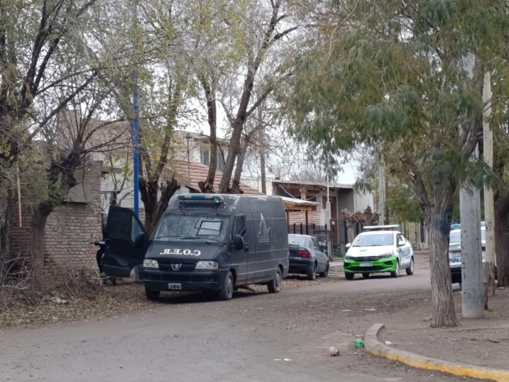 Los allanamientos forman parte de la investigación iniciada tras el robo del auto a un chofer de una aplicación de viajes. Foto: Tania Domenicucci.