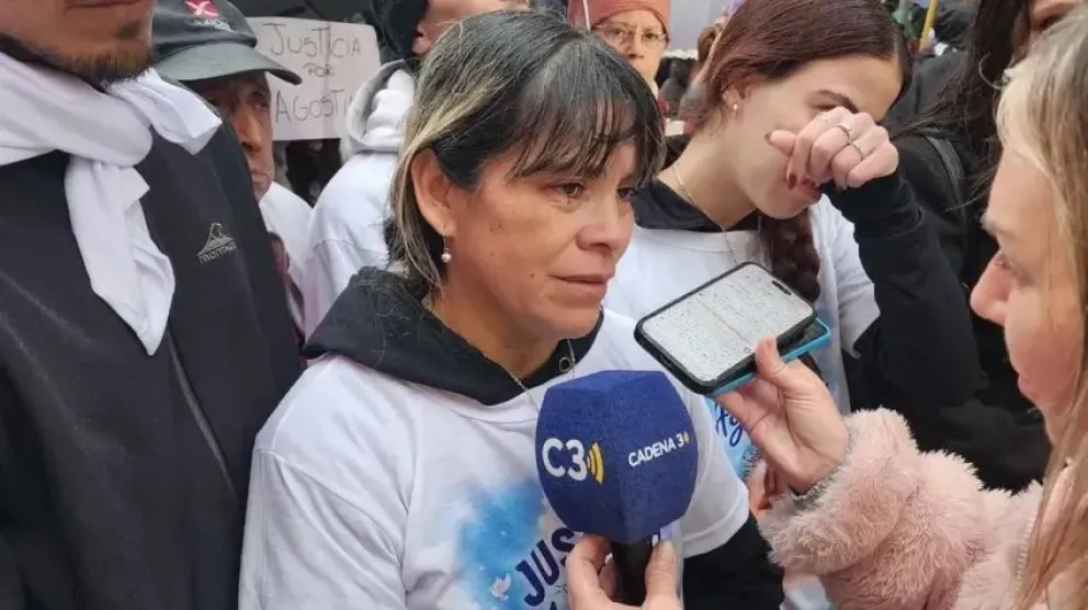 La abuela de Agostina Vega, Elizabeth Fernández.