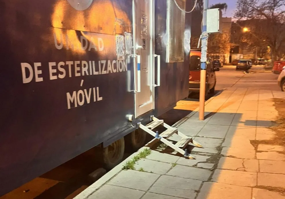 Esta semana, el quirófano móvil estuvo en las 500 viviendas. Foto: gentileza