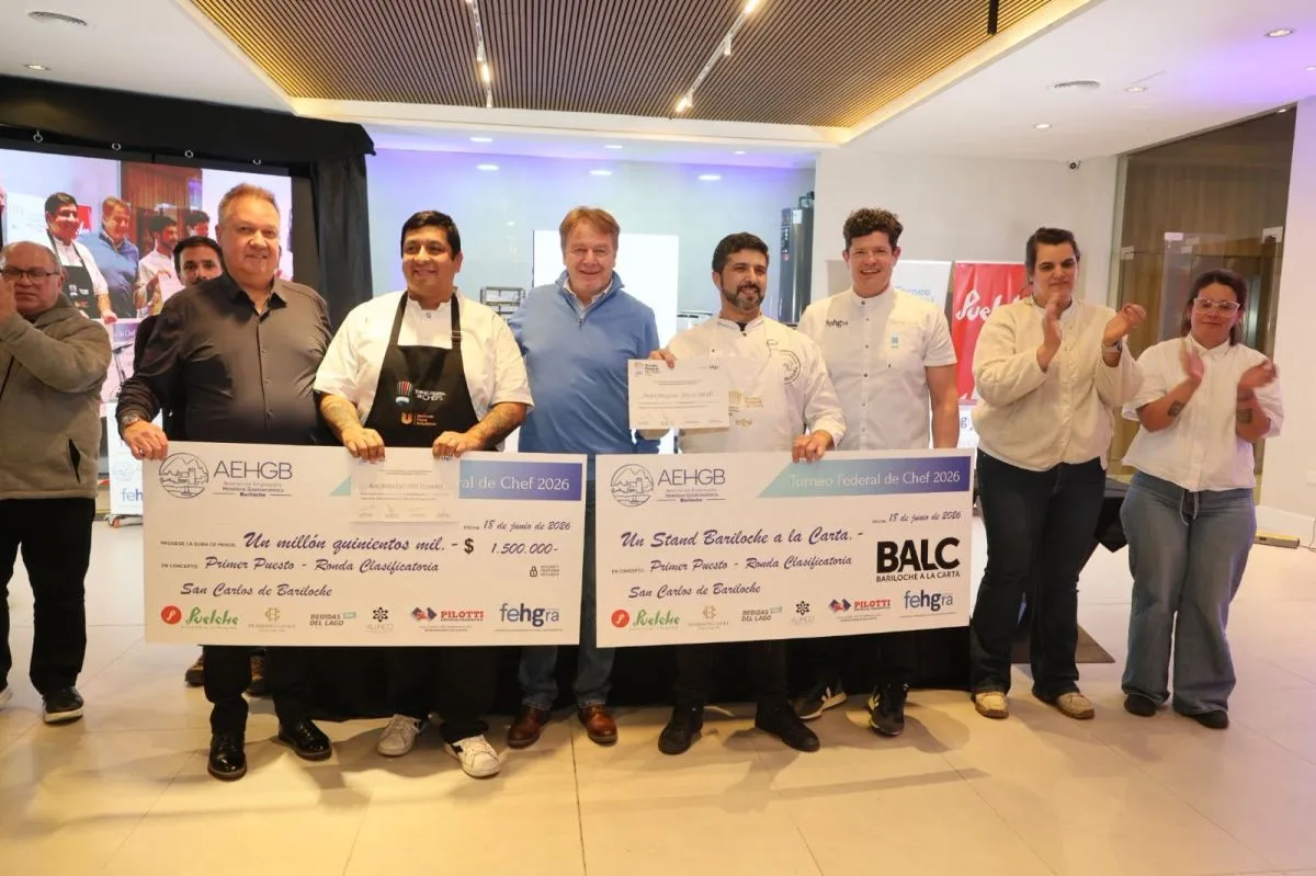 La ronda clasificatoria regional se desarroll&oacute; en Bariloche y reuni&oacute; a siete equipos gastron&oacute;micos de distintas localidades. Foto: Gentileza.