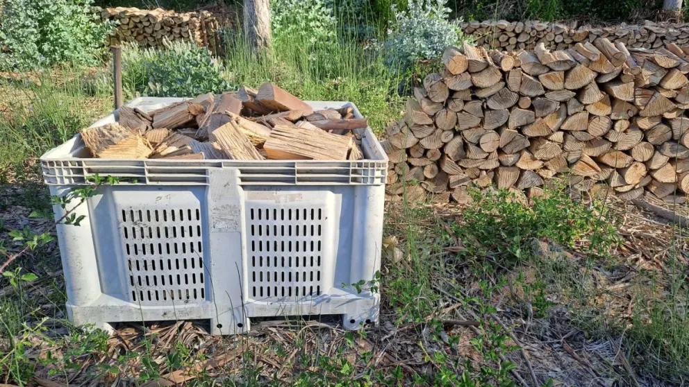 La leña en bins es lo que más se busca en cuanto a precios. 