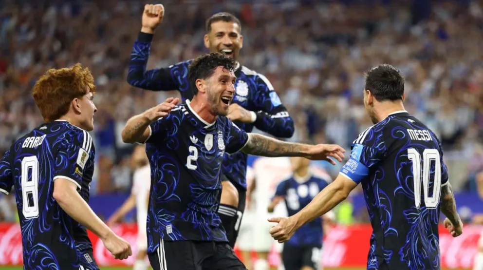 Argentina venció 3-1 a Jordania.