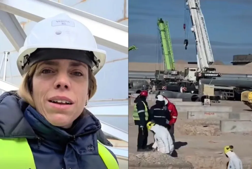 Emilia Soria fue parte de la comitiva de intendentes que recorrieron las obras del proyecto VMOS. (Foto: web)