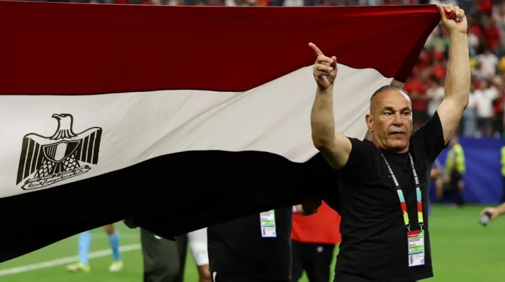 El entrenador de la selección de Egipto, Hossam Hassan.