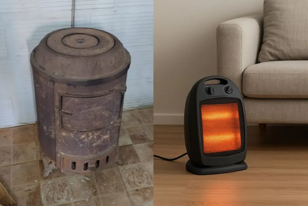 Con las bajas temperaturas en la zona cada vecinos se calefacciona con los artefactos de los que dispone, Sin embargo, en todos los casos hay que tomar precauciones. (Foto: web)