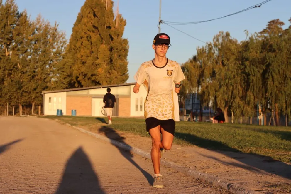 Bautista Palacios viajará el 15 de julio a México para competir en el Grand Prix Mundial de Para Atletismo y representar por primera vez a la Argentina en un torneo internacional. Foto Tania Domenicucci-ANR